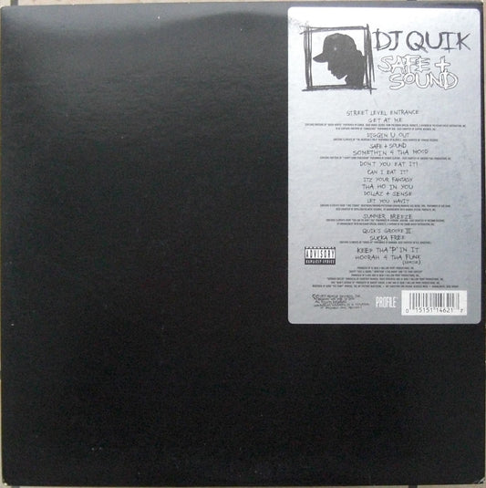 DJ Quik – Safe + Sound 2 x Vinyl, LP, Album, Reissue