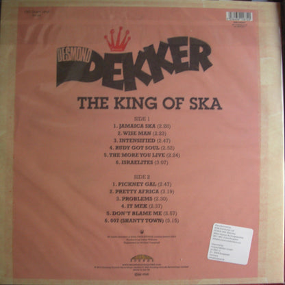Desmond Dekker – The King Of Ska Vinyl, LP, Album, Reissue purple