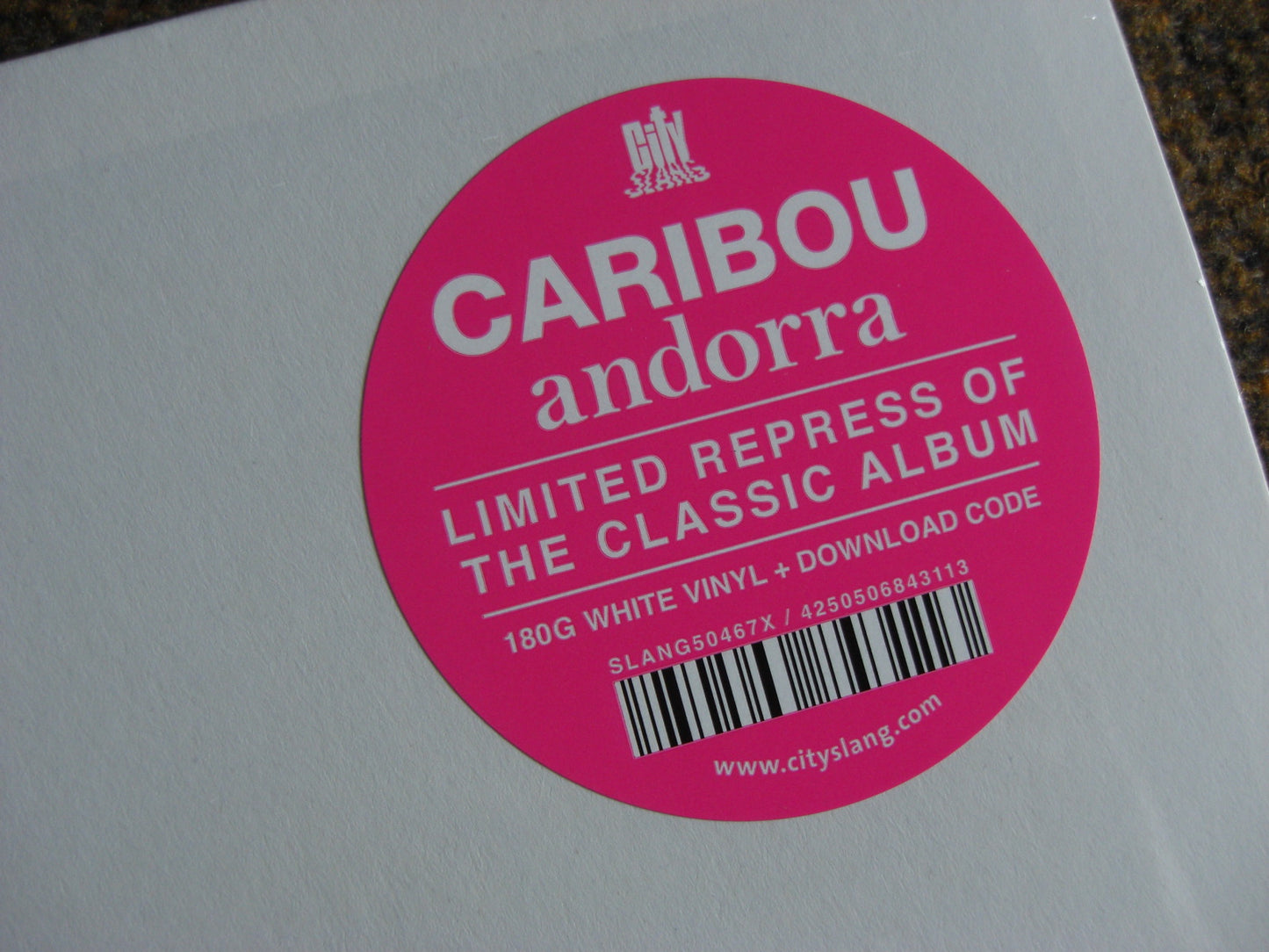 Caribou – Andorra Vinilo, LP, Álbum, Edt Limitada blanco
