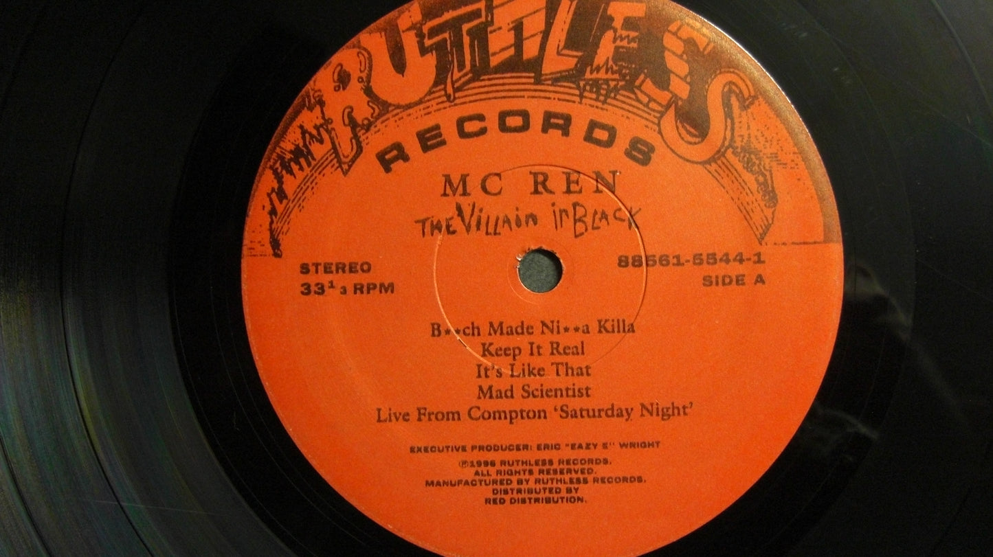 MC Ren – The Villain In Black Vinyl, LP, Album US 1996