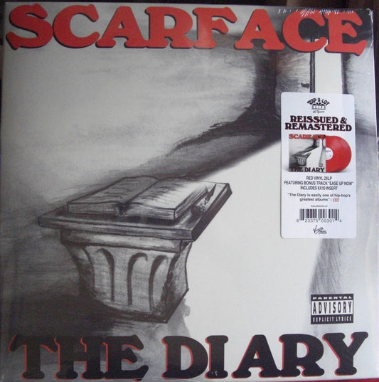 Scarface – The Diary 2x Vinyl, LP, Album, Reissue, Limited Edt red