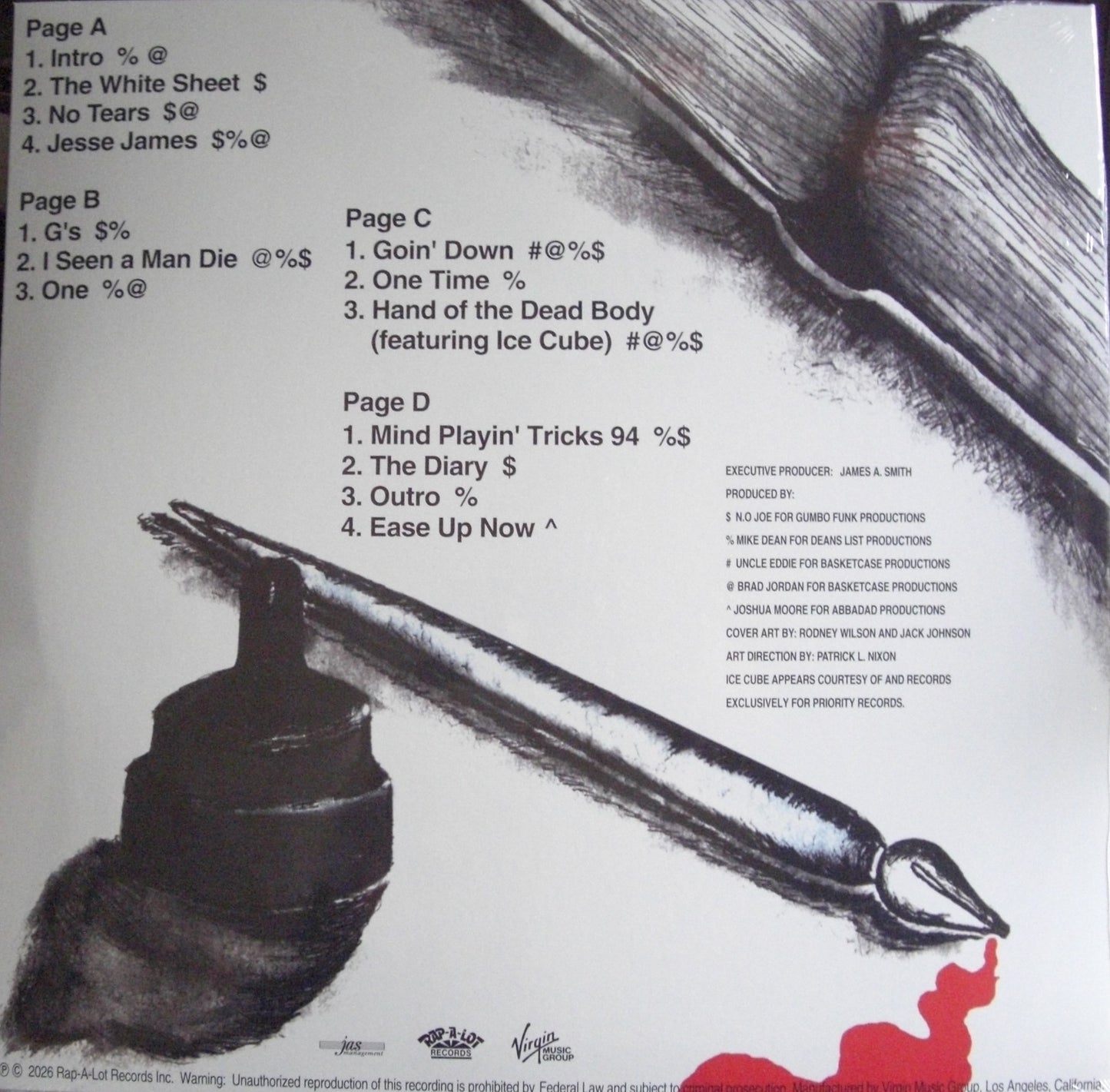 Scarface – The Diary 2x Vinyl, LP, Album, Reissue