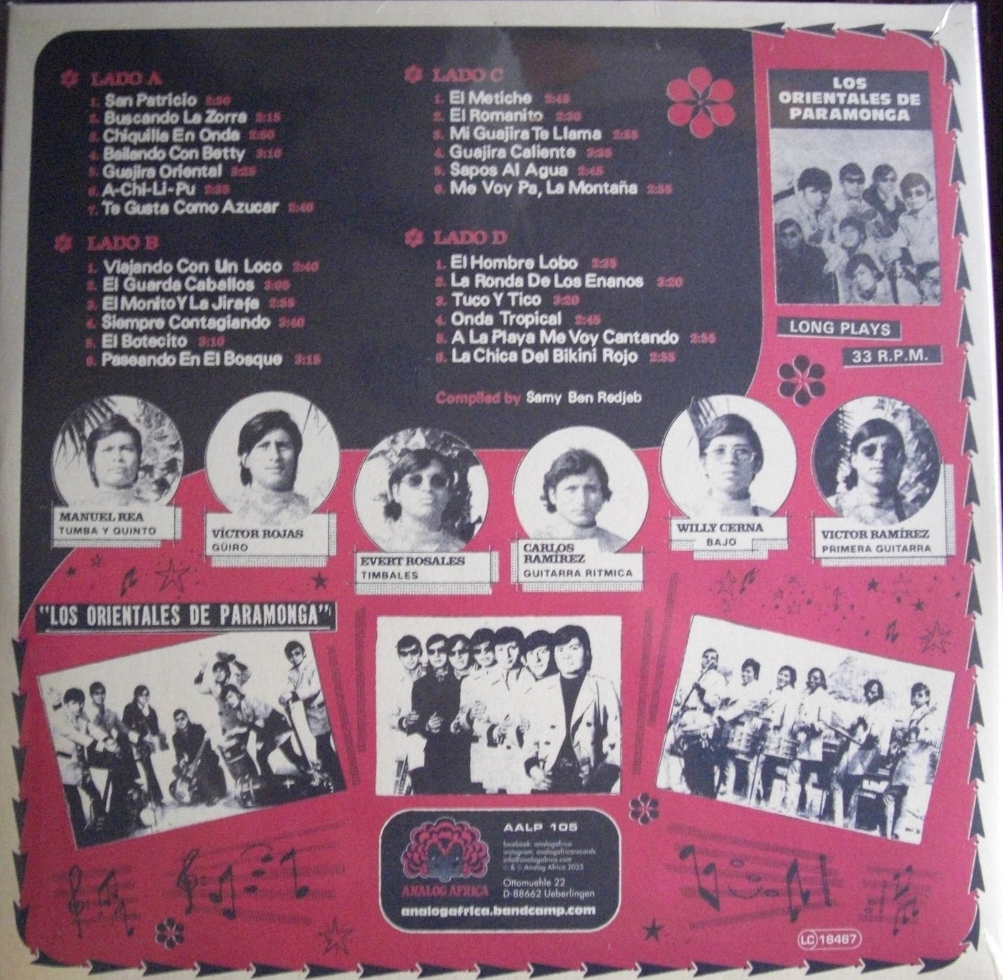 Los Orientales De Paramonga – Los Orientales De Paramonga 2x Vinyl, LP, Compilation, Reissue