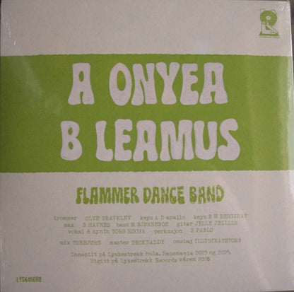 Flammer Dance Band - Onyea / Leamus Vinyl, 7"
