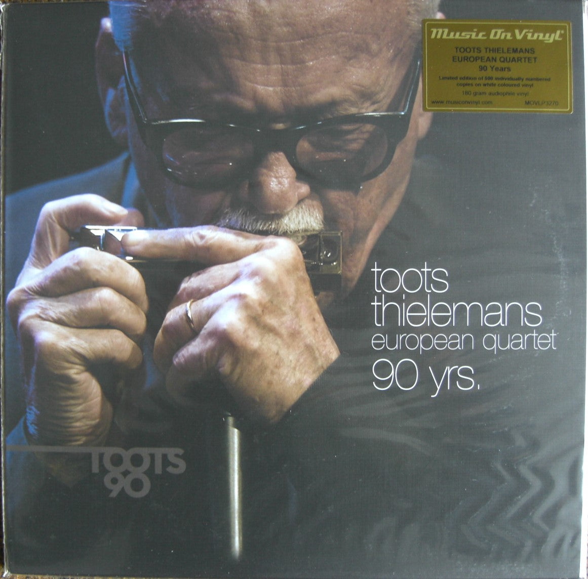 Toots Thielemans European Quartet – 90 Yrs, Toots 90 Vinilo, LP, Álbum, Edición Limitada blanco