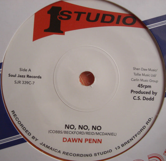 Dawn Penn / Jackie Mittoo - No No No / Ghetto Organ Vinyl, 7", Reissue orange