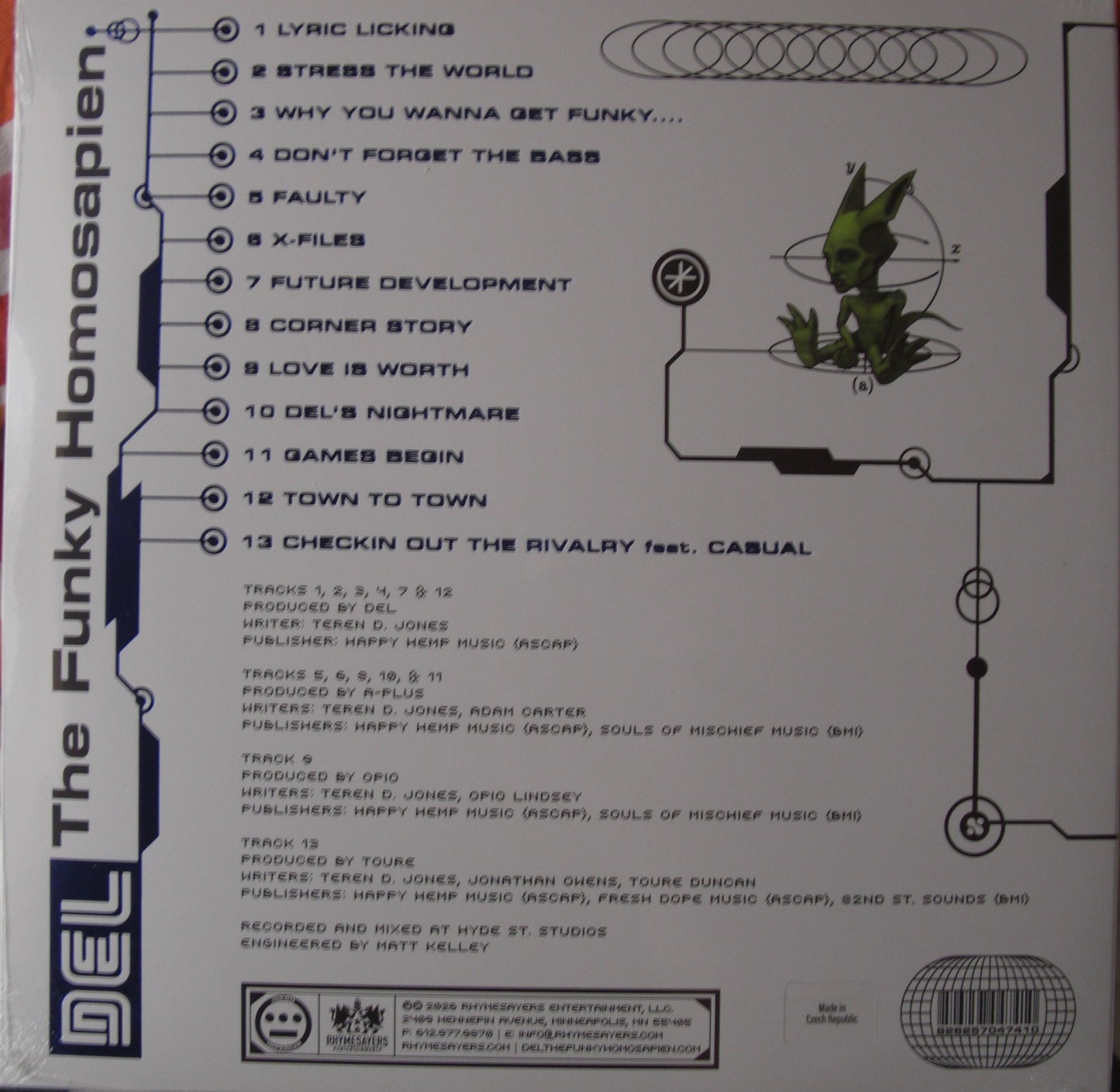 Del The Funkee Homosapien – Future Development 2x Vinyl, LP, Album, Reissue blue