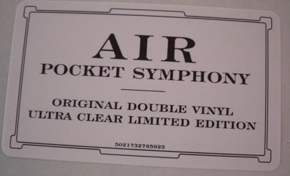 AIR - Pocket Symphony 2x Vinyl, LP, Album, Reissue, Limited Edt clear