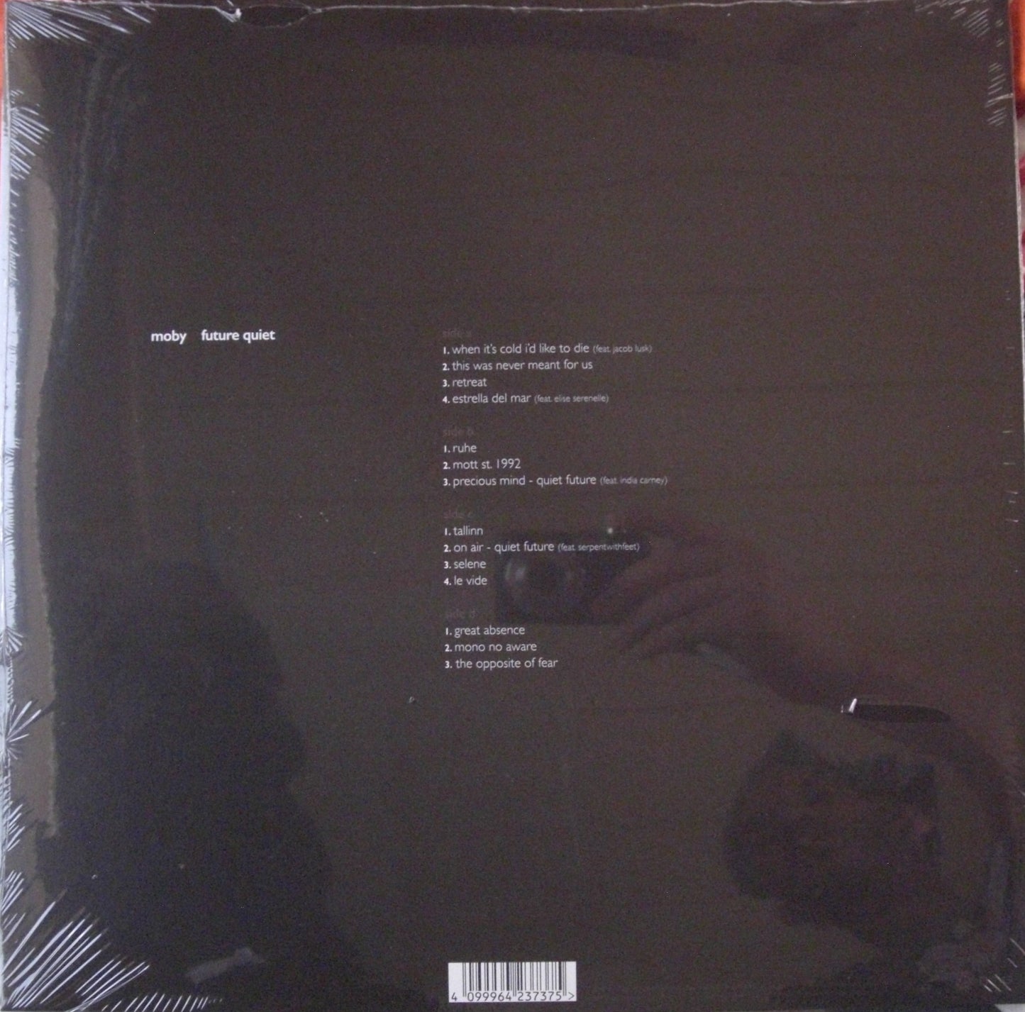 Moby - Future Quiet 2x Vinyl, LP, Album clear