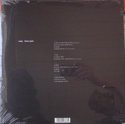 Moby - Future Quiet 2x Vinyl, LP, Album clear