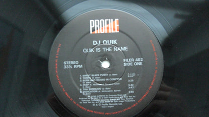 DJ Quik – Quik es el nombre Vinilo, LP, Álbum Reino Unido 1991