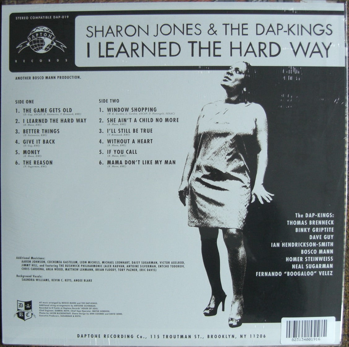 Sharon Jones & The Dap-Kings – I Learned The Hard Way Vinyl, LP, Album