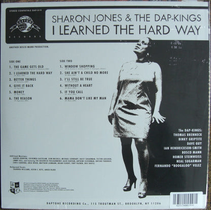 Sharon Jones & The Dap-Kings – I Learned The Hard Way Vinyl, LP, Album
