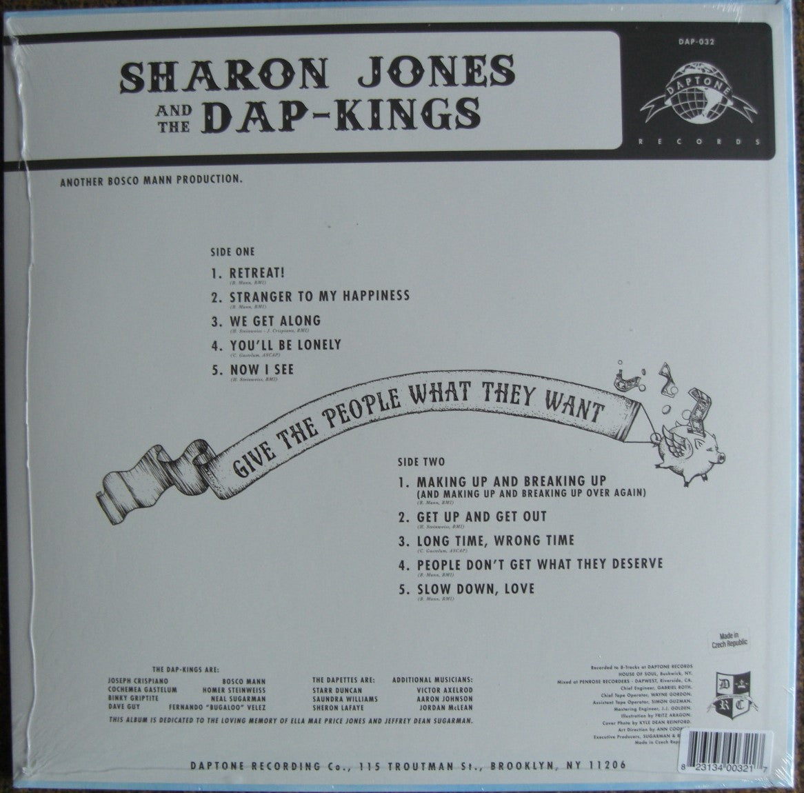 Sharon Jones &amp; The Dap-Kings – Give The People What They Want Vinyl, LP, Album