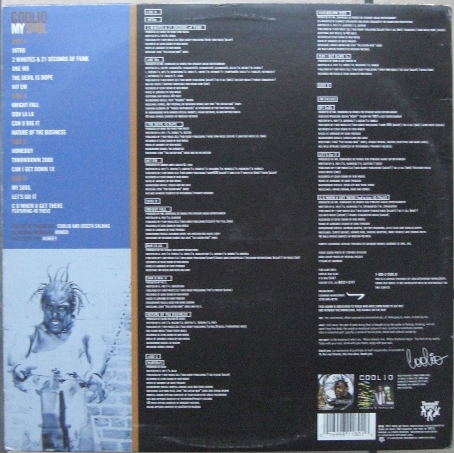 Coolio ‎– My Soul 2x Vinyl, LP, Album US 1997