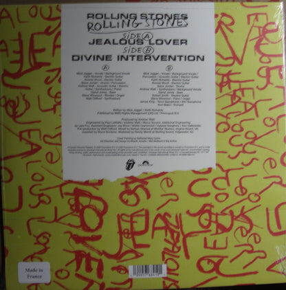 The Rolling Stones – Jealous Lover / Divine Intervention Vinyl, 10", Single green