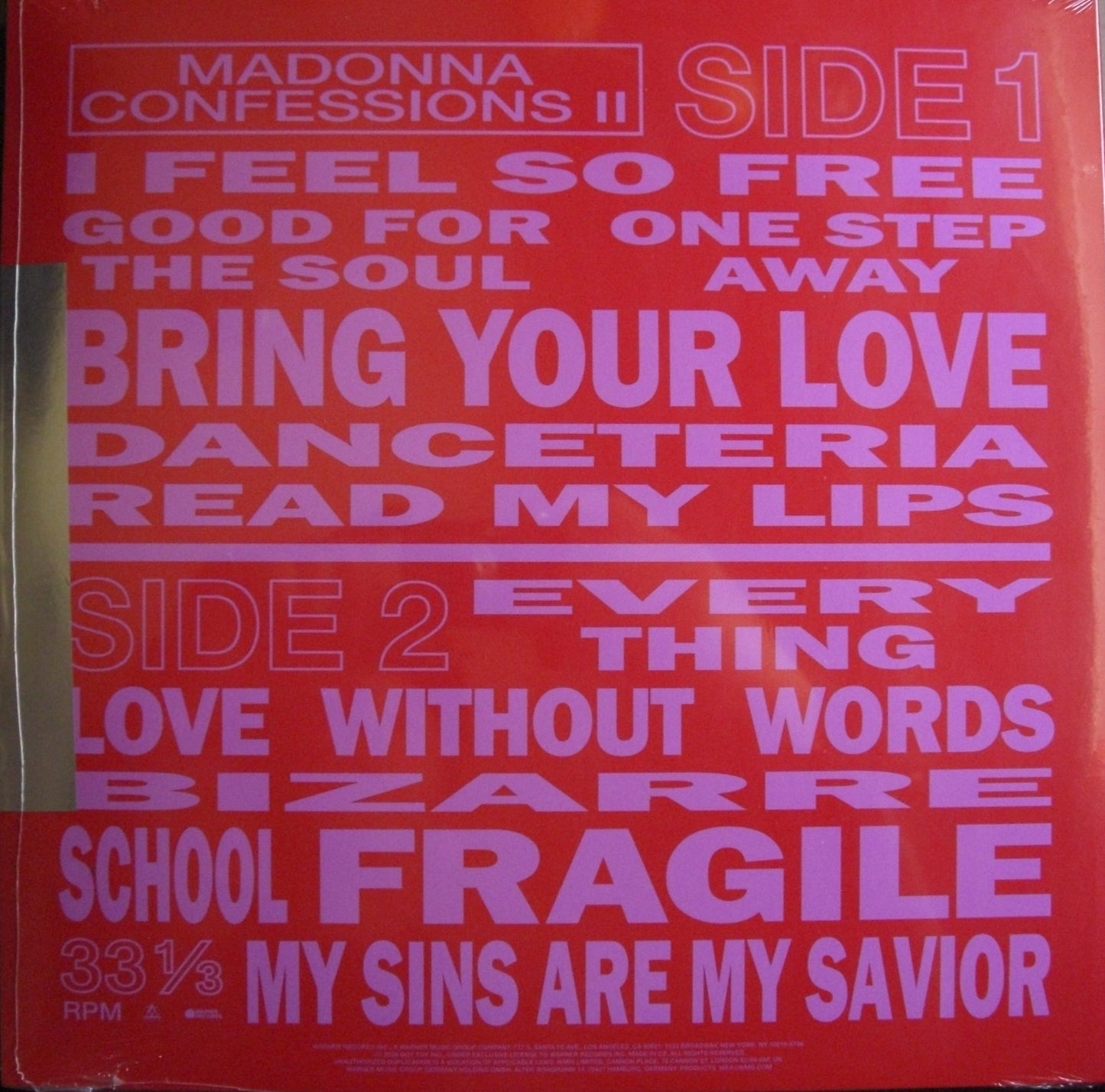 Madonna - Confessions II Vinyl, LP, Album, Limited Edt white