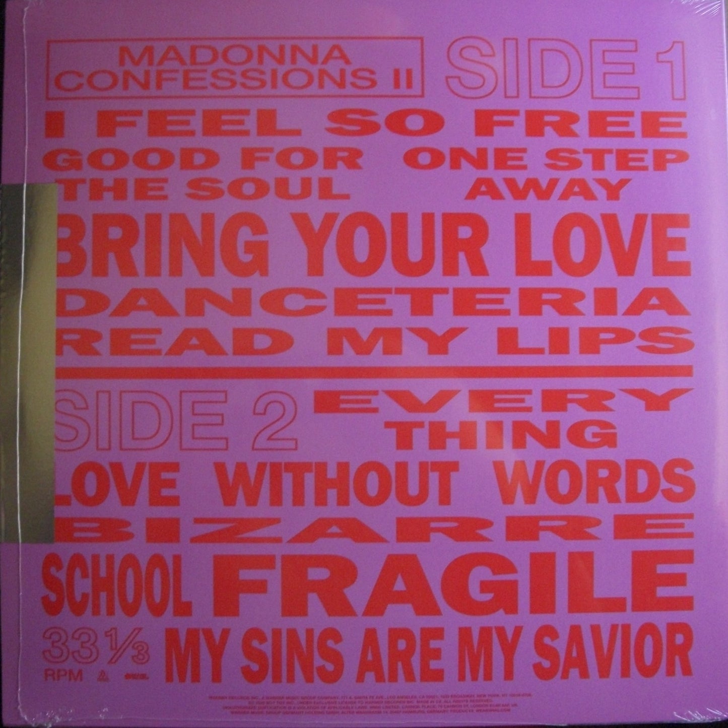 Madonna - Confessions II Vinyl, LP, Album red translucent