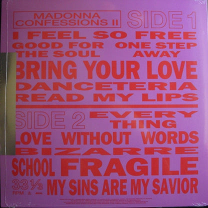 Madonna - Confessions II Vinyl, LP, Album red translucent