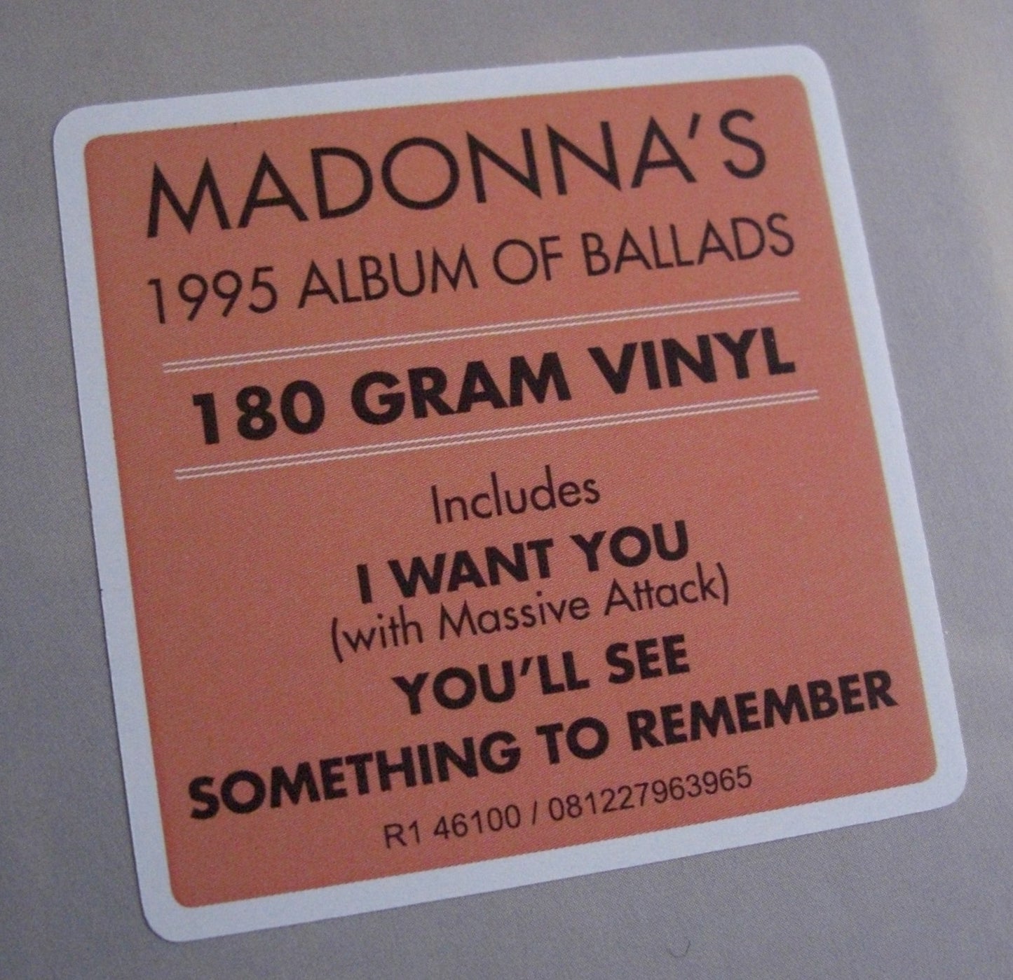 Madonna – Something To Remember Vinyl, LP, Album, Compilation, Reissue
