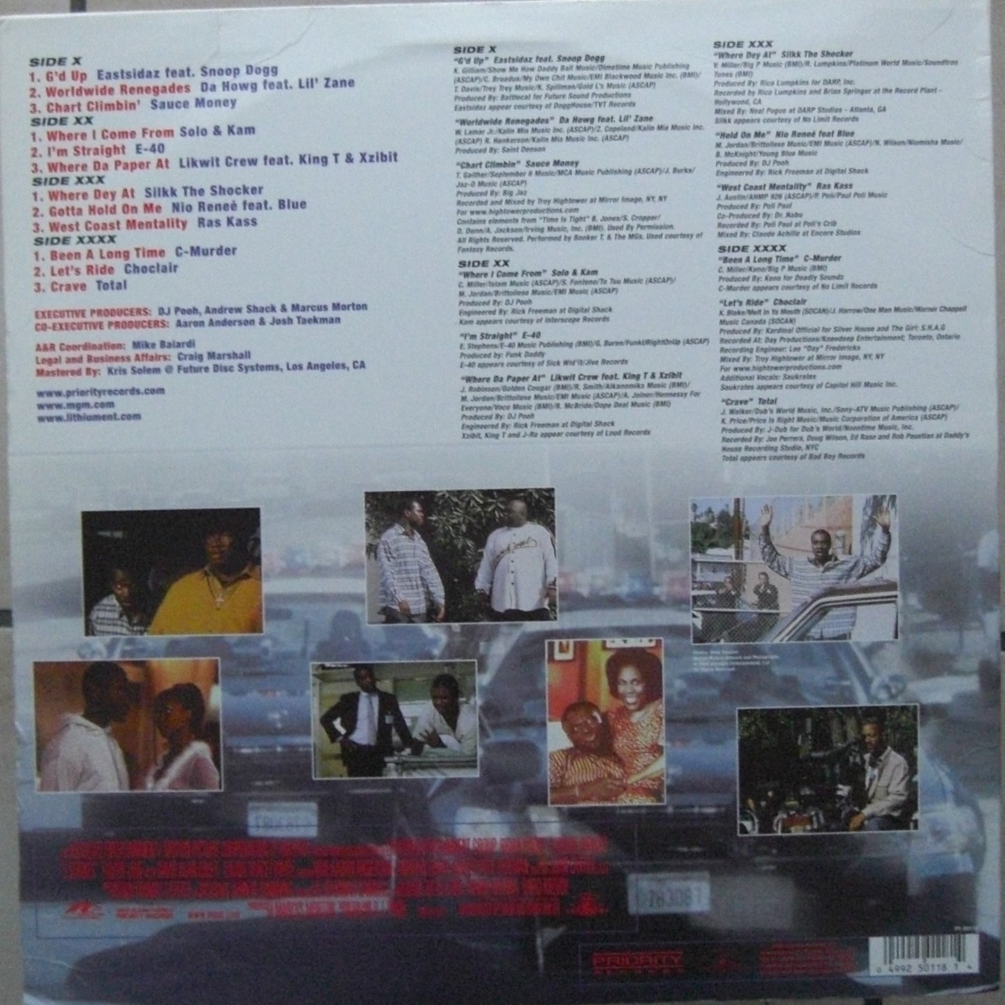 3 Strikes - Banda sonora original de la película 2 x Vinilo, LP, Recopilación EE. UU. 2000