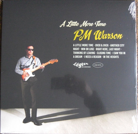 PM Warson – A Little More Time Vinyl, LP, Album Limited Edt blue