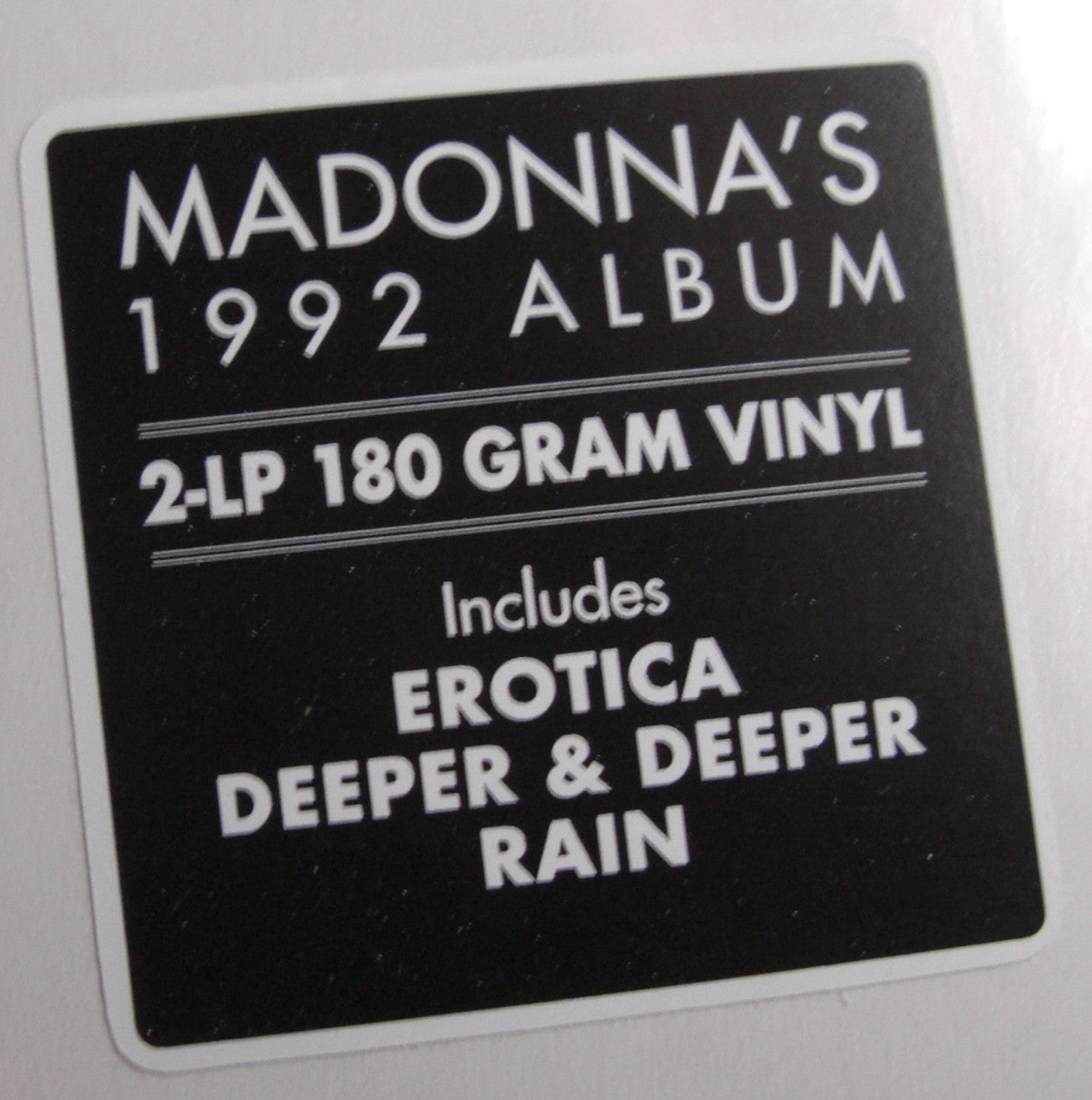 Madonna – Erotica 2x Vinyl, LP, Album, Reissue