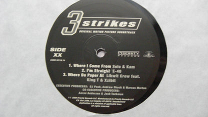 3 Strikes - Banda sonora original de la película 2 x Vinilo, LP, Recopilación EE. UU. 2000