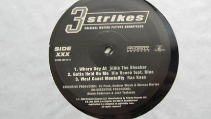 3 Strikes - Banda sonora original de la película 2 x Vinilo, LP, Recopilación EE. UU. 2000