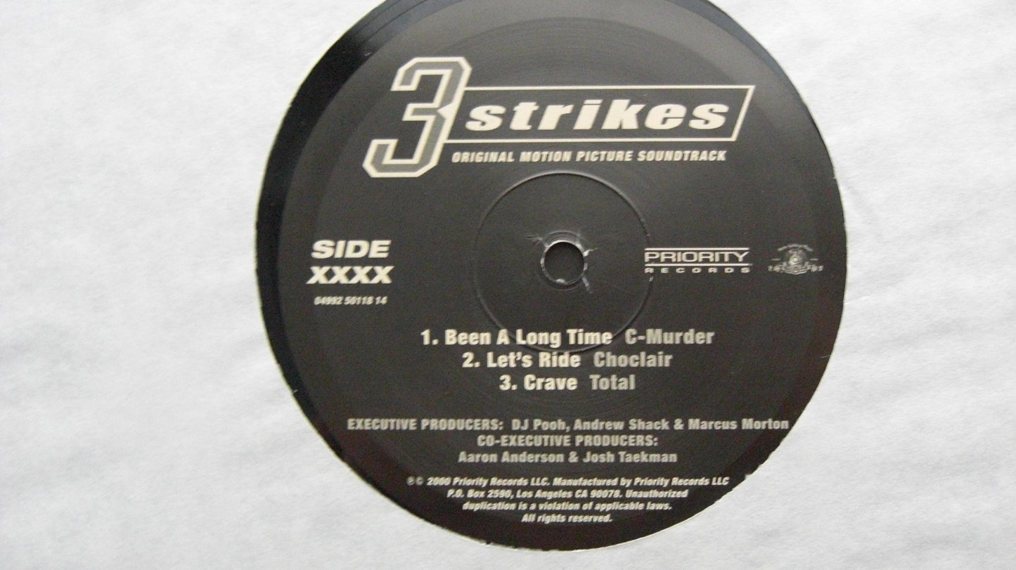 3 Strikes - Banda sonora original de la película 2 x Vinilo, LP, Recopilación EE. UU. 2000