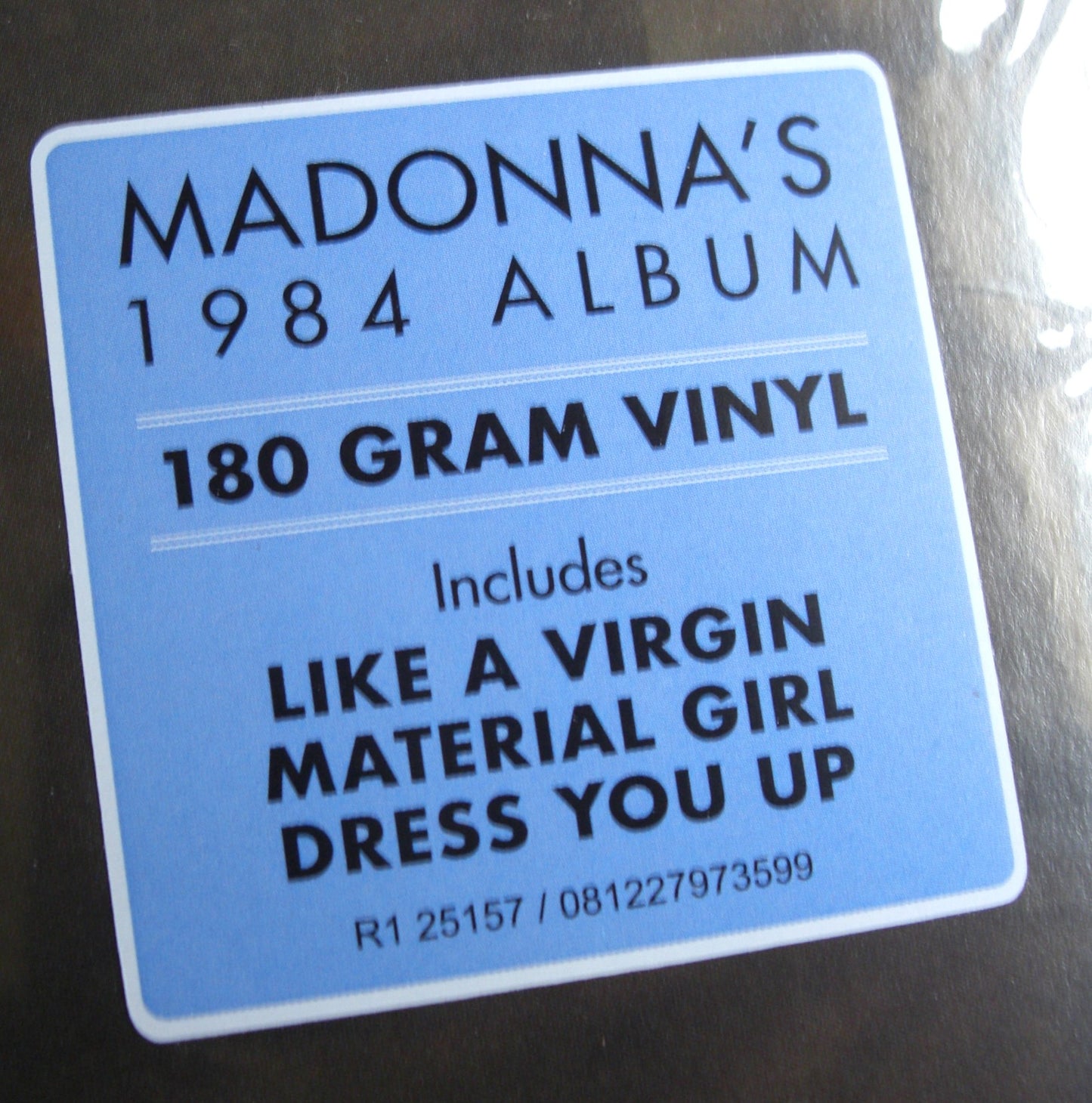 Madonna – Like A Virgin Vinyl, LP, Album, Reissue