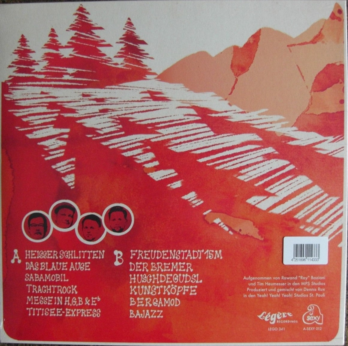 Hamburg Spinners – Im Schwarzwald Vinyl, LP, Album colored