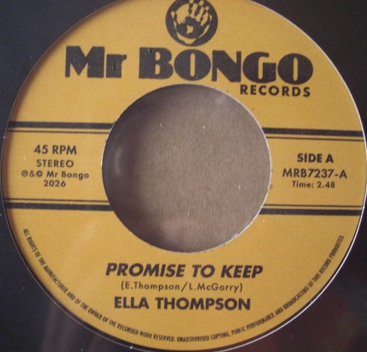 Ella Thompson - Promise To Keep / Change Of Heart Vinyl, 7"