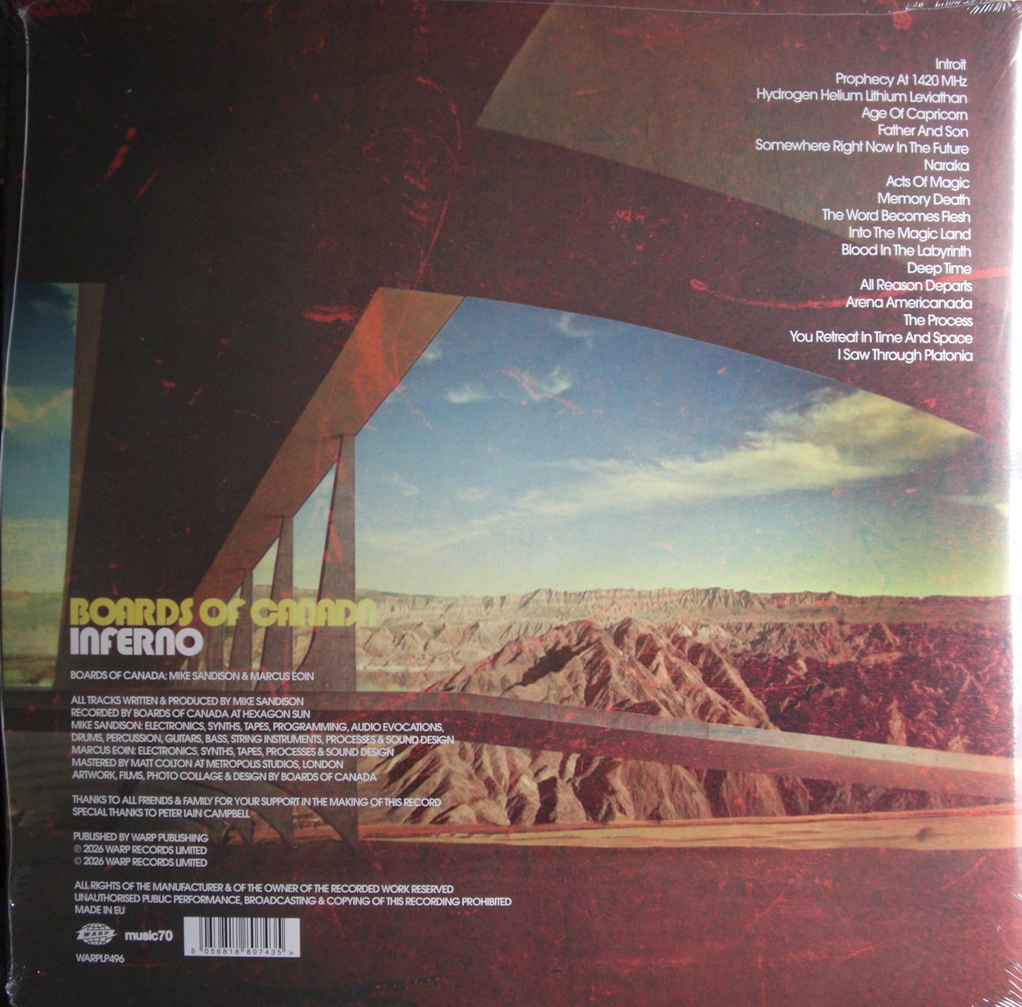 Boards Of Canada - Inferno 2x Vinyl, LP, Album