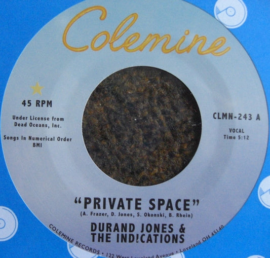 Durand Jones & The Indications – Private Space / Sea Of Love 7" purple