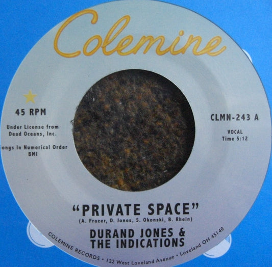 Durand Jones & The Indications – Private Space / Sea Of Love 7" black