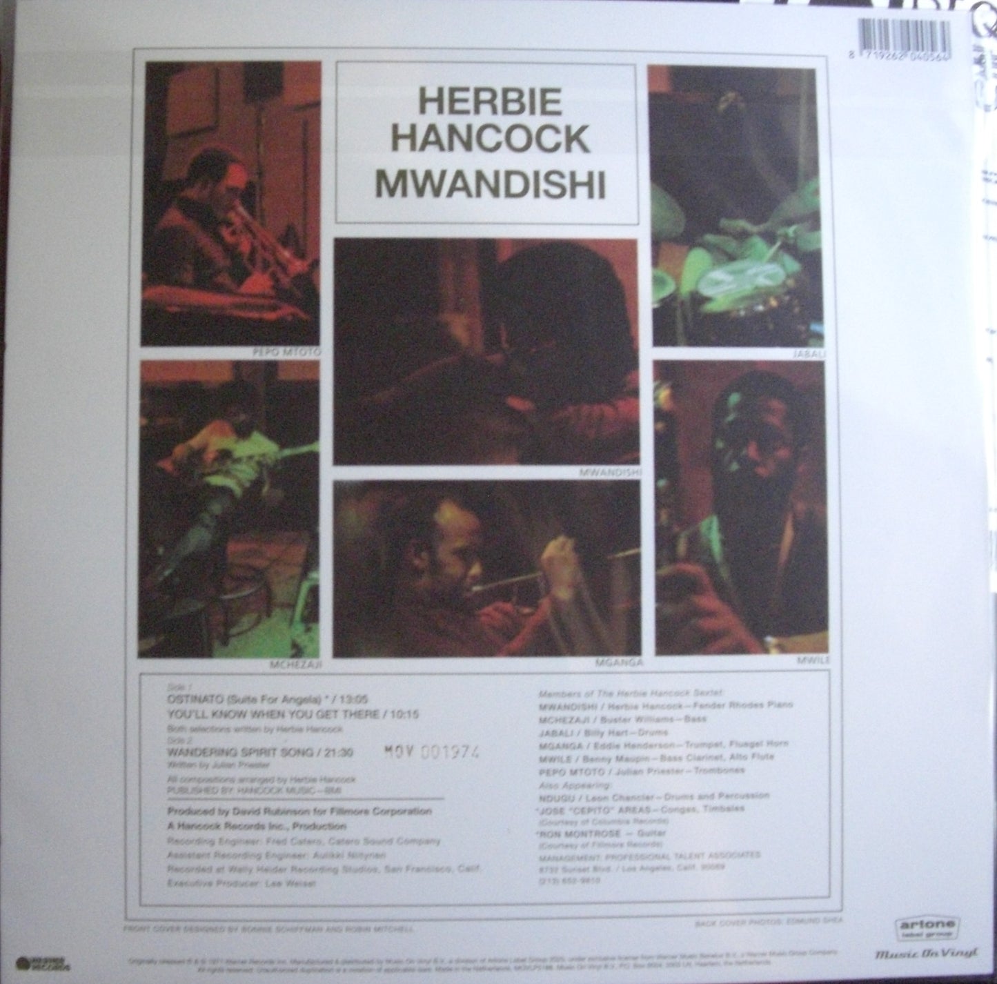 Herbie Hancock – Mwandishi Vinyl, LP, Album, Reissue, Limited Edt green