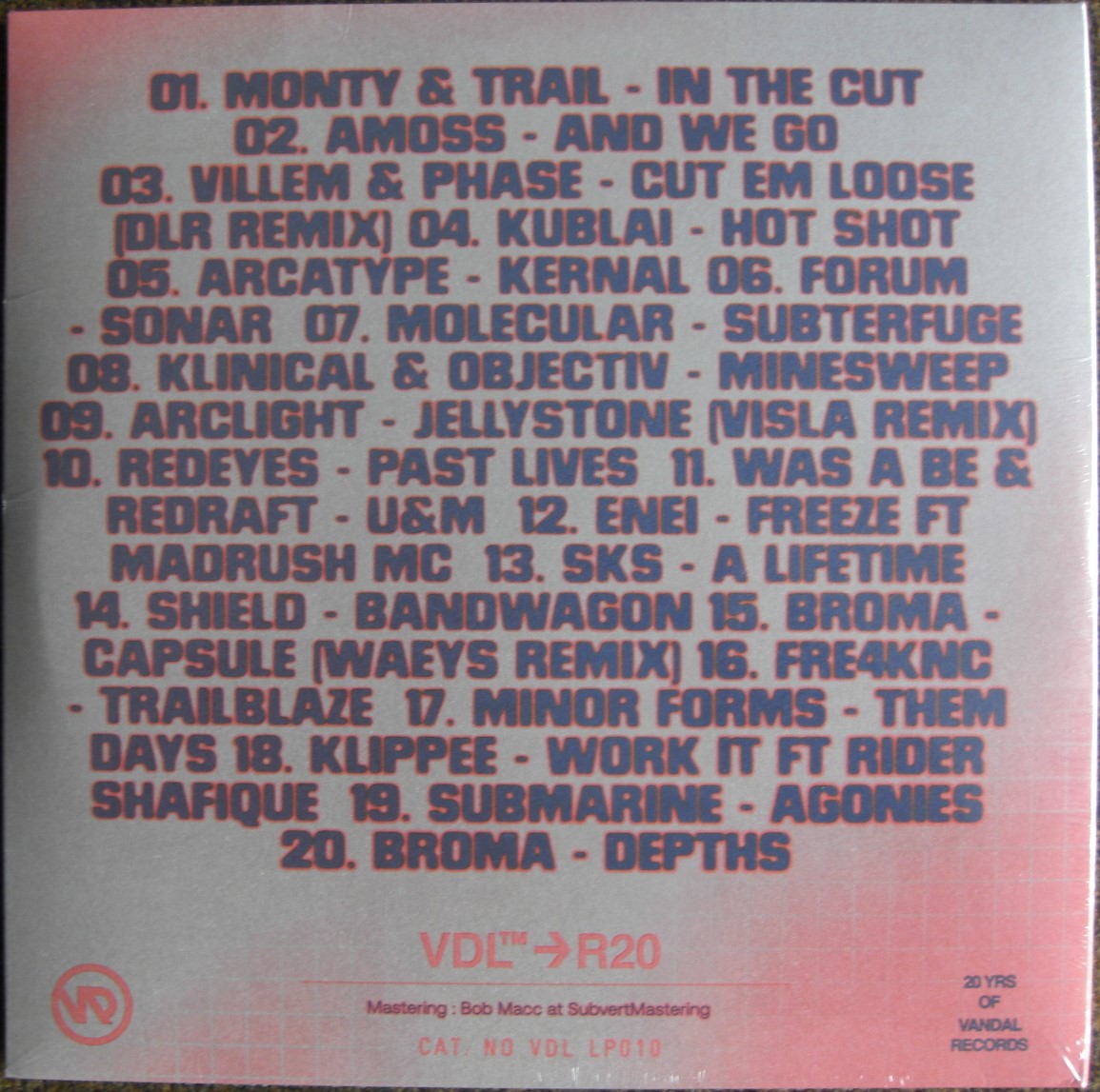 20 Years Of Vandal Records 3x Vinyl, LP, Compilation