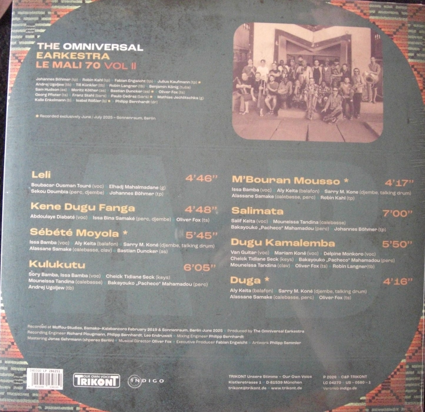 The Omniversal Earkestra – Le Mali 70 Vol II Vinyl, LP, Album