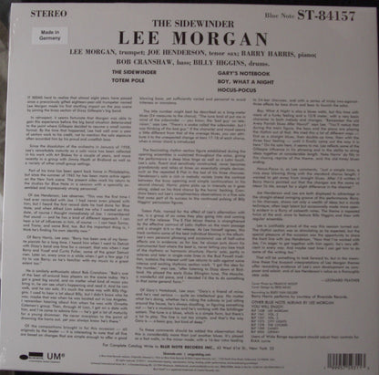 Lee Morgan – The Sidewinder Vinyl, LP, Album, Reissue 140g