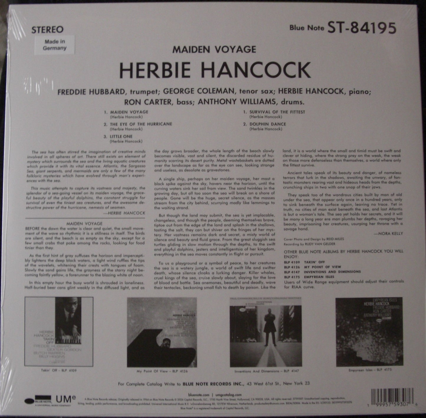 Herbie Hancock – Maiden Voyage Vinyl, LP, Album, Reissue