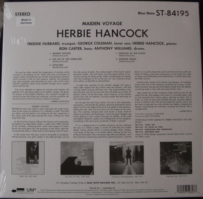 Herbie Hancock – Maiden Voyage Vinyl, LP, Album, Reissue
