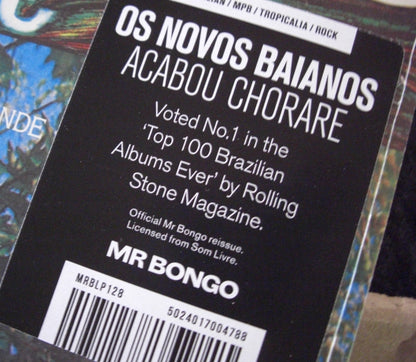 Os Novos Baianos – Acabou Chorare Vinyl, LP, Album, Reissue
