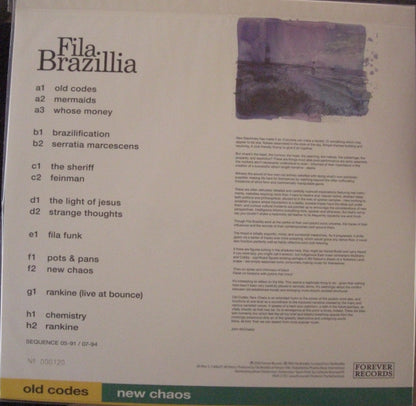 Fila Brazillia – Old Codes New Chaos 4x Vinyl, LP, Reissue, Limited Edt
