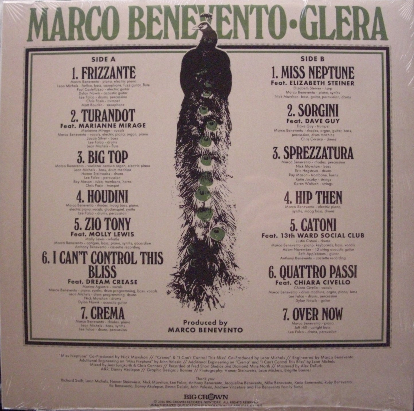 Marco Benevento - Glera Vinyl, LP, Album
