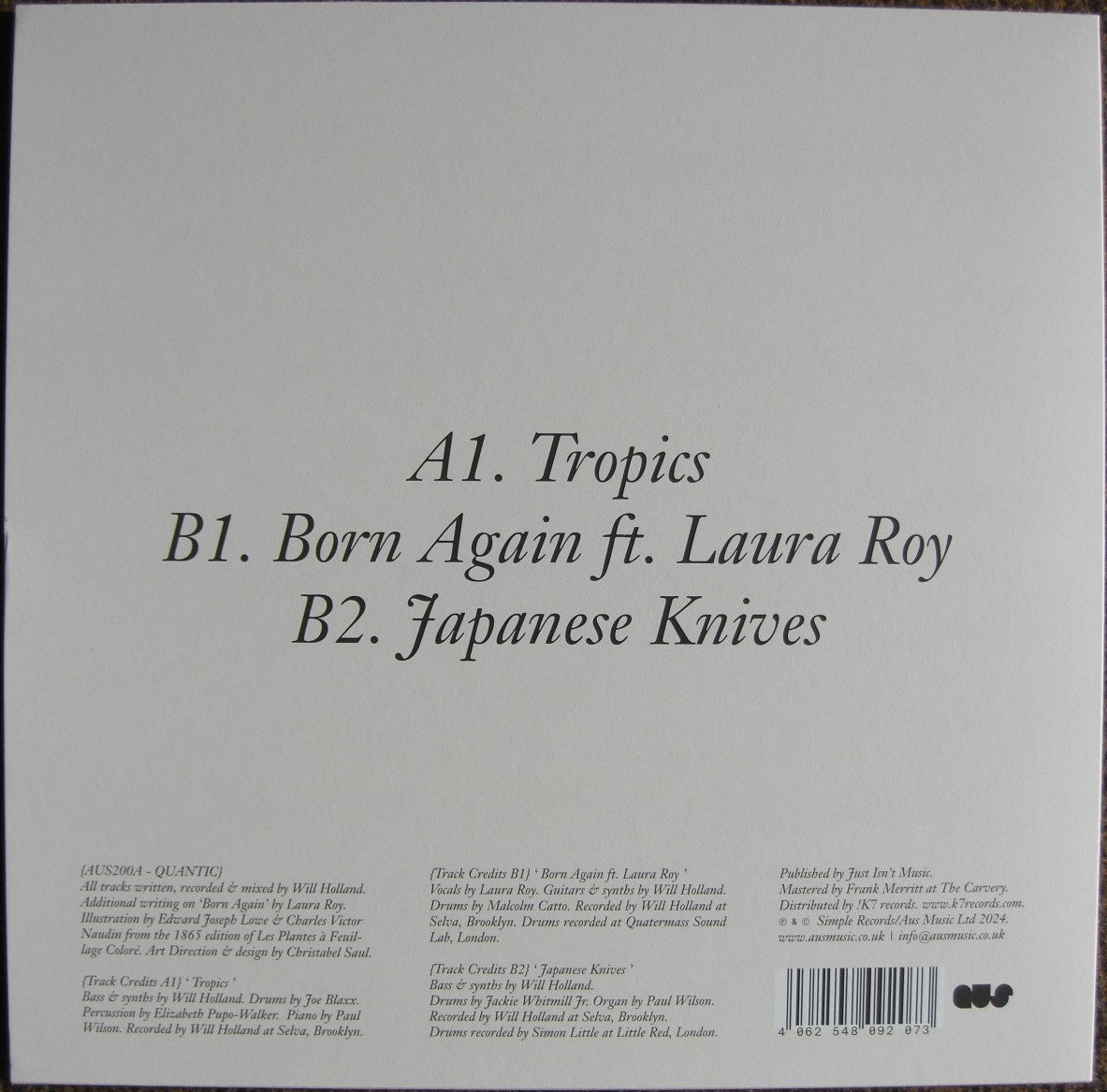 Quantic – Tropics Vinyl, 12", Maxi peach