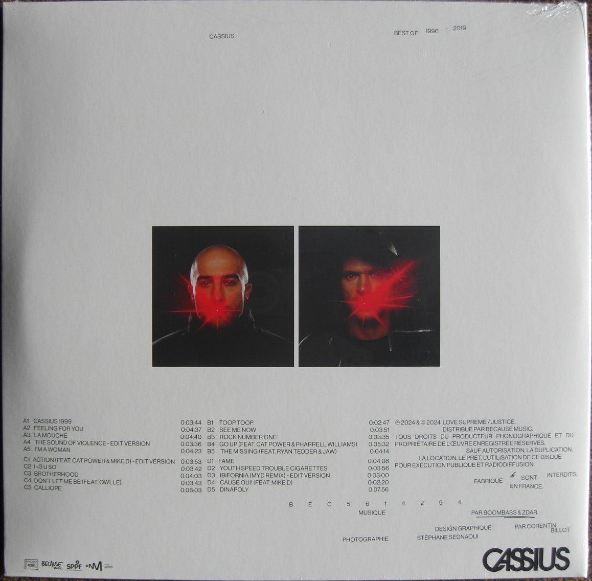 Cassius – Best Of 1996-2019 Vinyl, 2x LP, Compilation