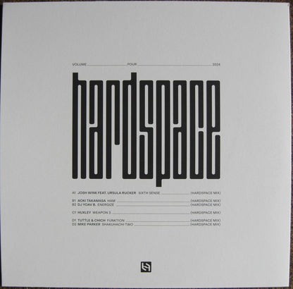 Hardspace – Hardspace Vol Four 2x12" Vinyl Compilation