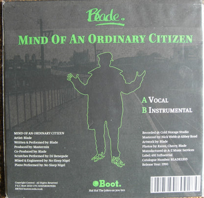 Blade – Mind Of An Ordinary Citizen Vinyl, 7"