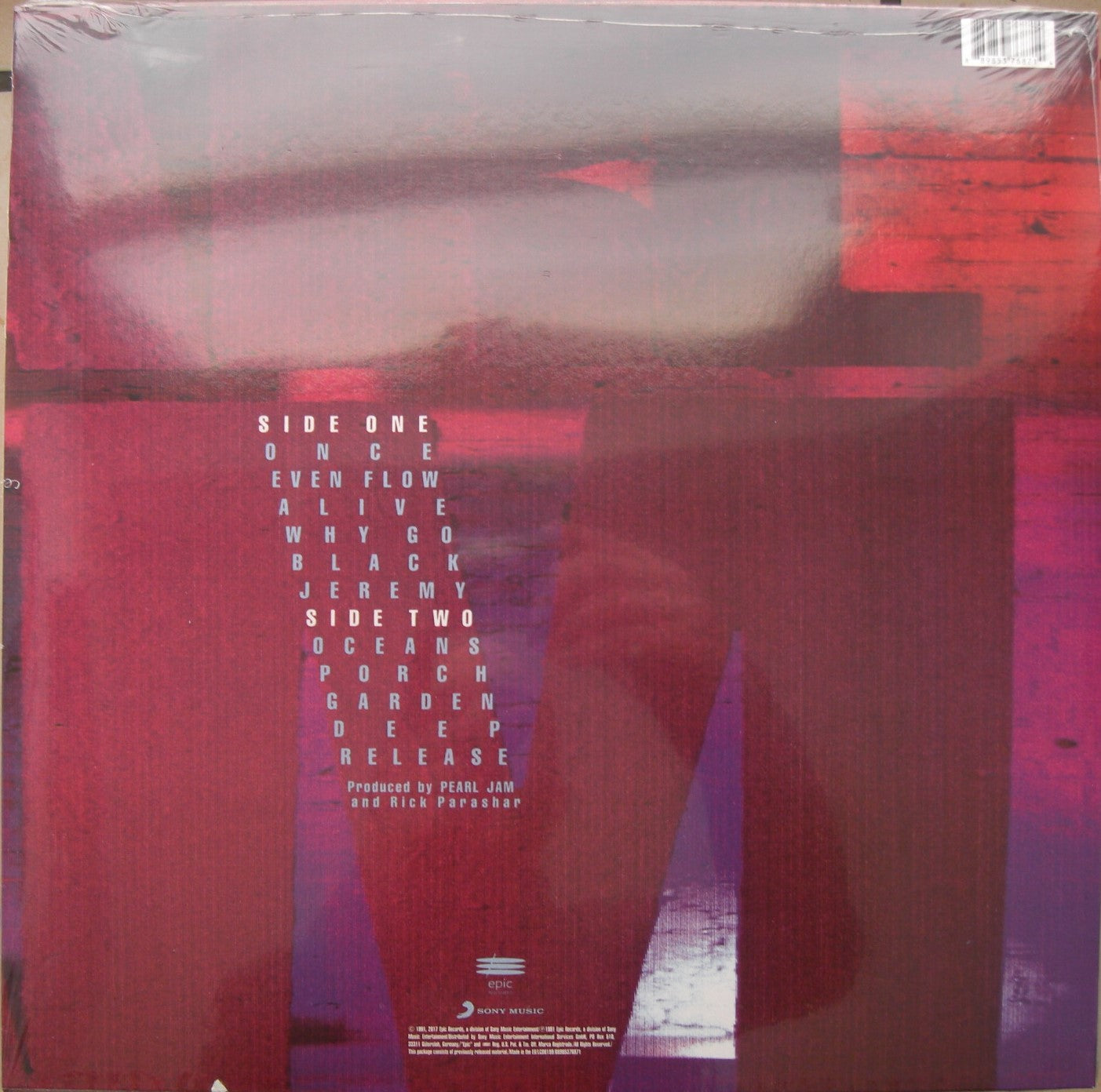 Pearl Jam – Ten Vinyl, LP, Album Reissue